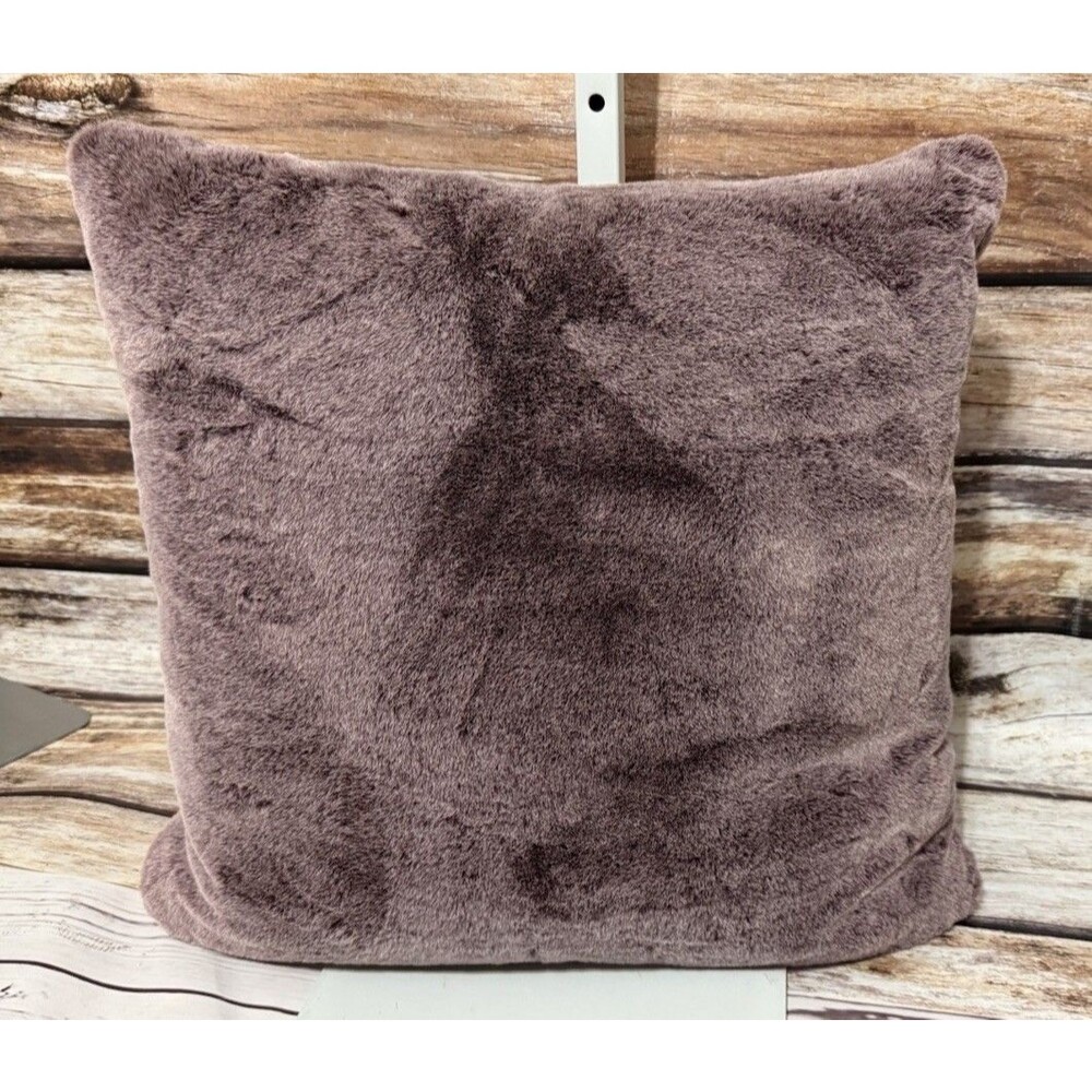 LARGE UGG Duck Feather Down Throw Pillow - SO SOFT! 19” Square THICK! Purple